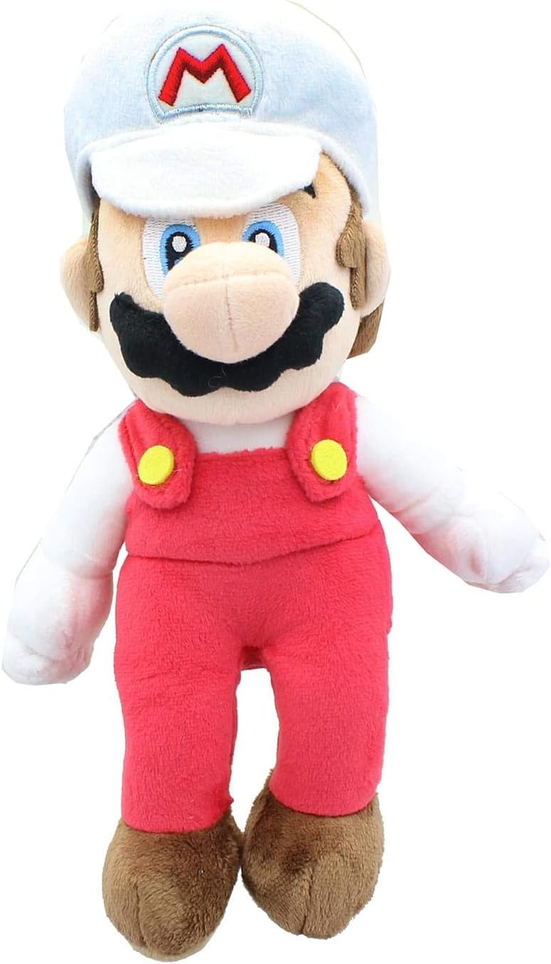 Fire Mario 10 Inch Plush More Views  Fire Mario 10 Inch Plush | CCGPrime