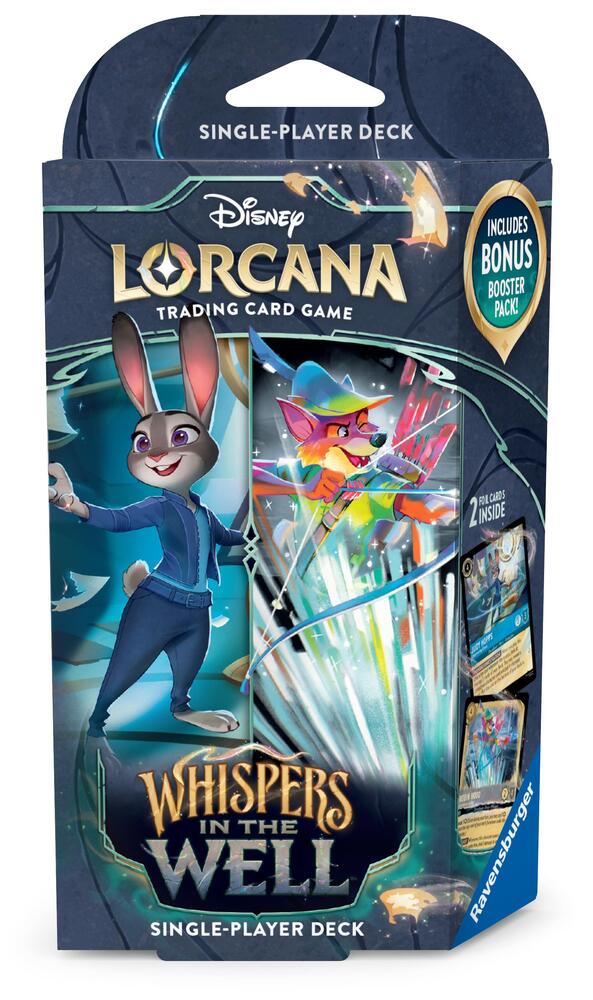 Disney Lorcana: Whispers in the Well Starter Deck (Sapphire & Steel) | CCGPrime
