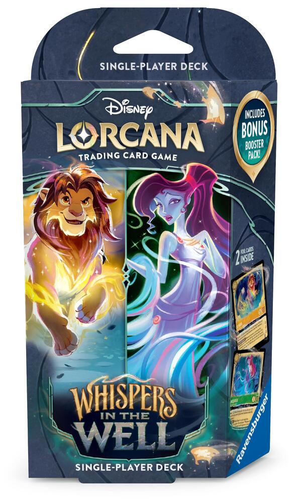 Disney Lorcana: Whispers in the Well Starter Deck (Amber & Emerald) | CCGPrime