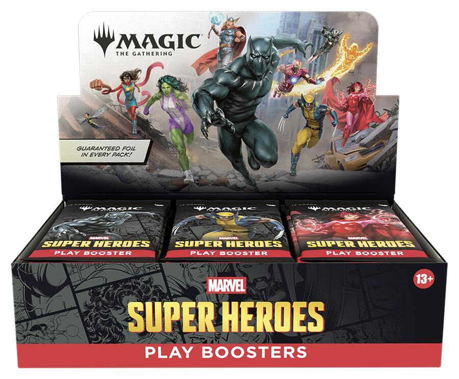 Marvel Super Heroes - Play Booster Display - Marvel Super Heroes | CCGPrime