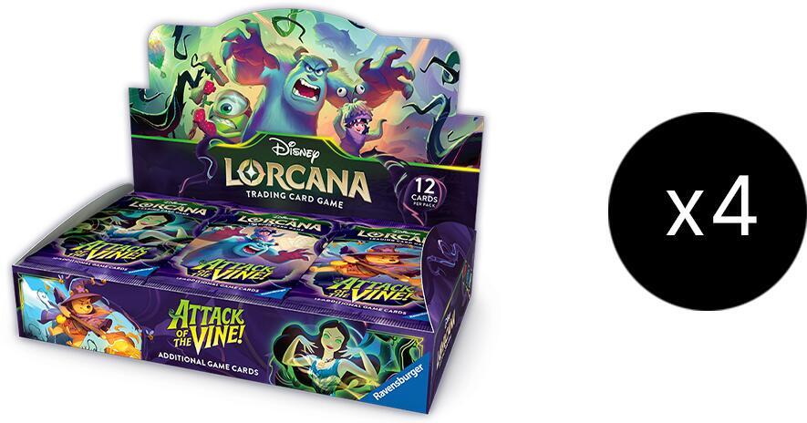 Disney Lorcana: Attack of the Vine! Booster Box Case (Preorder) | CCGPrime