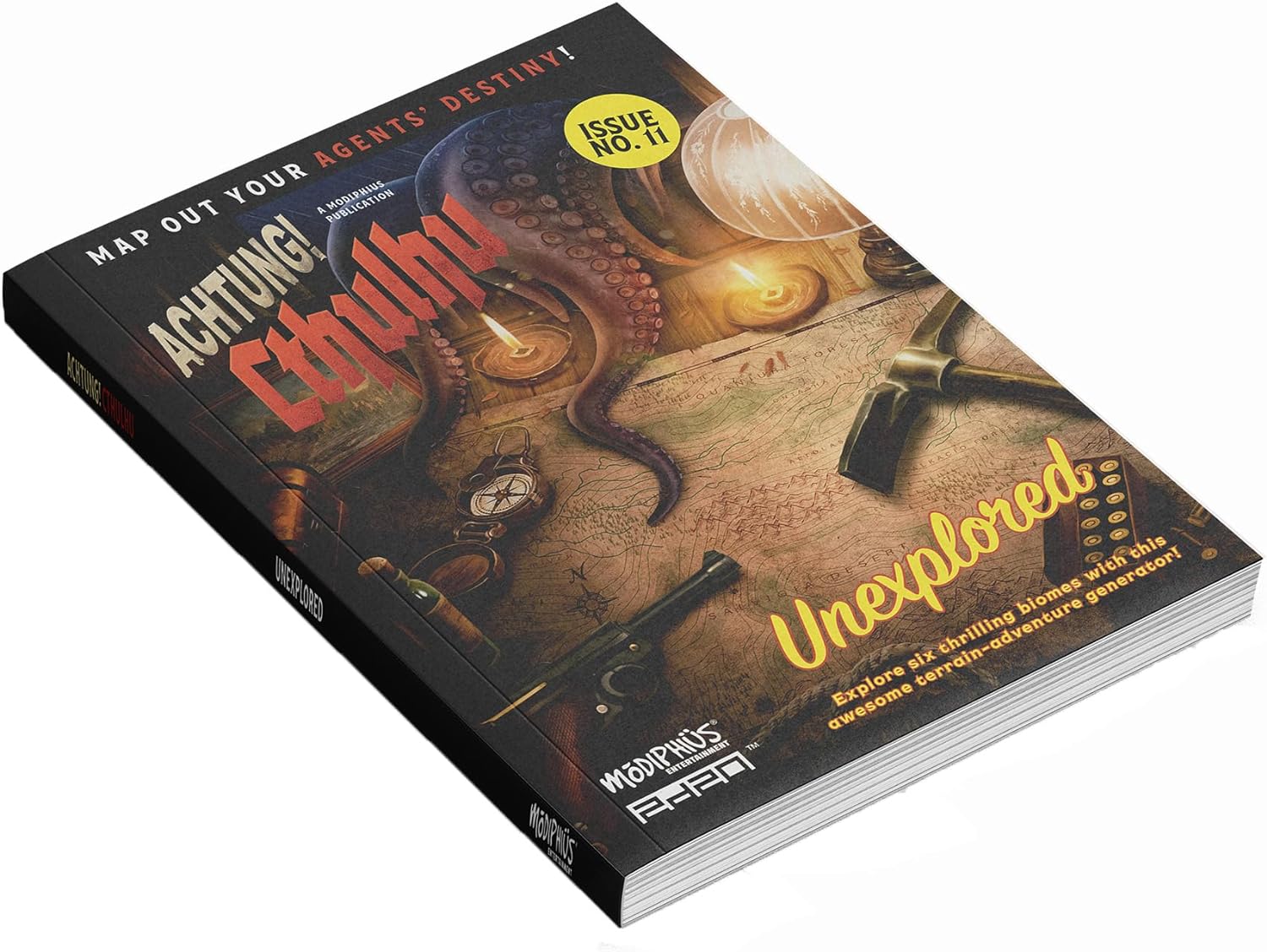 Achtung! Cthulhu: Unexplored - Softcover RPG Book | CCGPrime