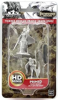 Pathfinder Deep Cuts Unpainted Miniatures: Wave 11: Female Human Oracle | CCGPrime