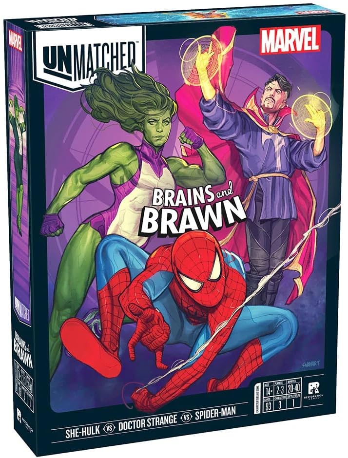 Restoration Games Unmatched: Marvel - Brains and Brawn | CCGPrime