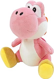 Little Buddy 1218 Super Mario All Star Collection Pink Yoshi Plush, 7" | CCGPrime