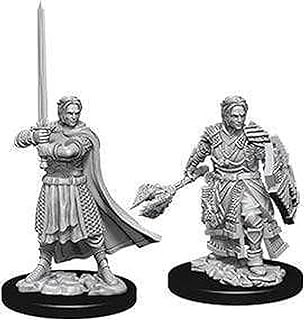 Dungeons & Dragons: Nolzur's Marvelous Unpainted Miniatures - Male Human Cleric | CCGPrime