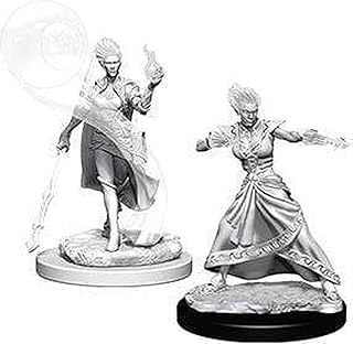 Dungeons & Dragons Nolzur`s Marvelous Unpainted Miniatures: W5 Fire Genasi Female Wizard | CCGPrime