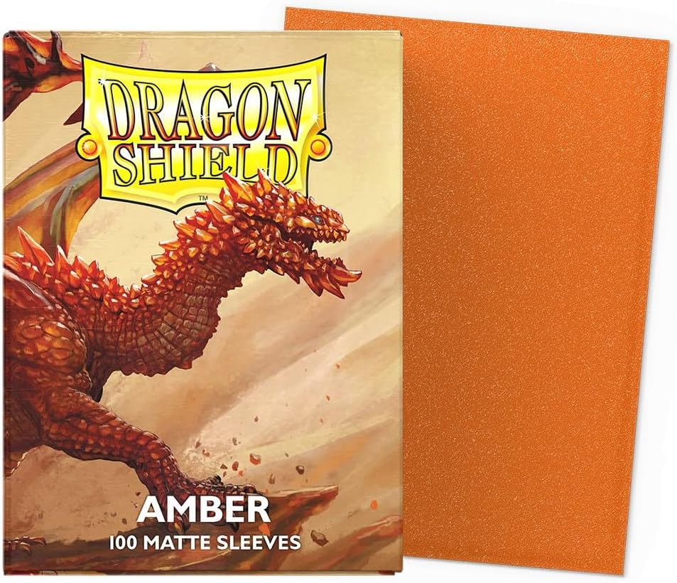 Dragon Shield Standard Sleeves: Matte Amber (100ct) | CCGPrime
