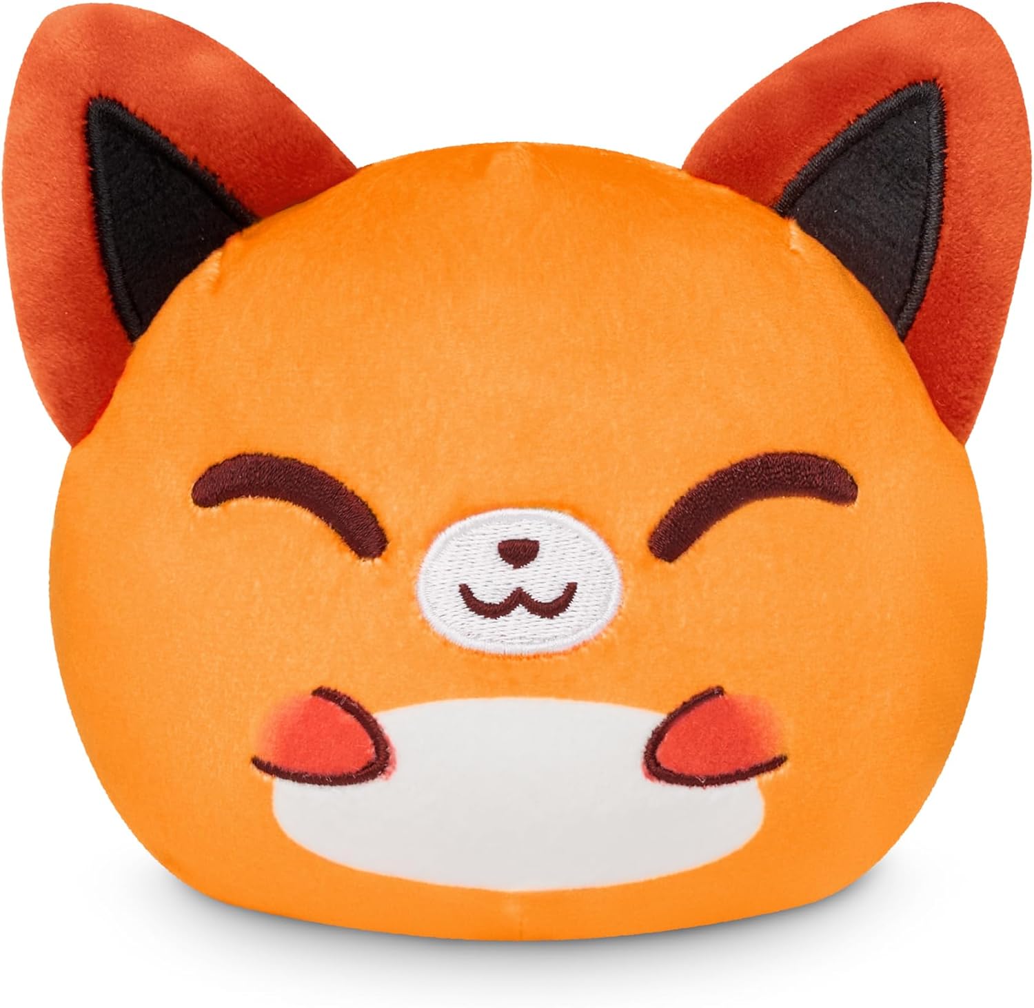 TeeTurtle 4" Reversible Fox Plushie - Cute Kawaii Orange and White - Soft Stuffed Animal | CCGPrime