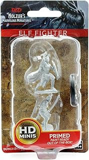 NOLZUR'S MARVELOUS UNPAINTED MINIATURES -W6-FEMALE ELF FIGHTER | CCGPrime