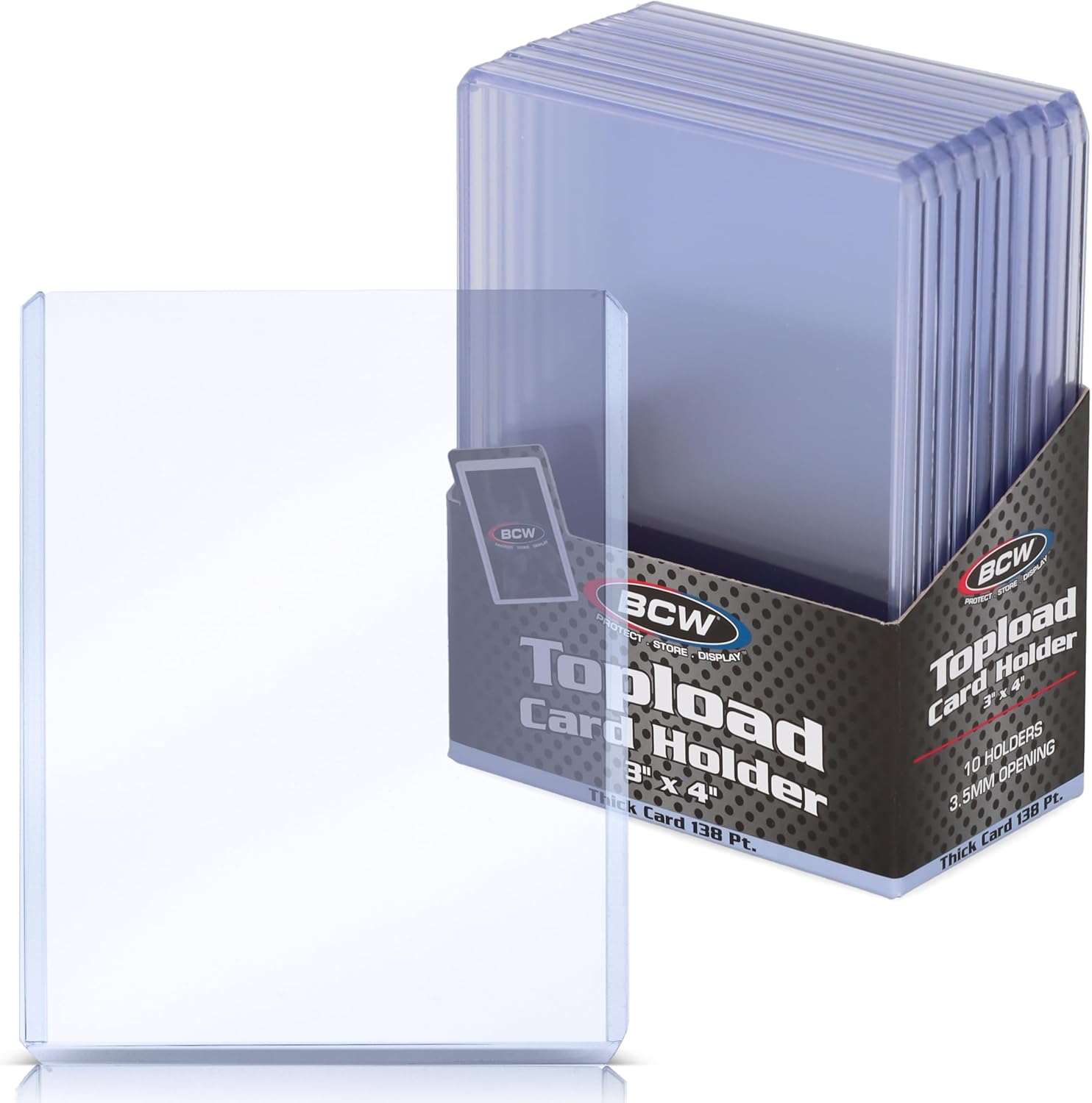 BCW Thick Card Topload Holder - 138 PT | CCGPrime