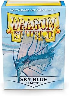 Dragon Shield Sleeves Matte Sky Card Game, Blue | CCGPrime