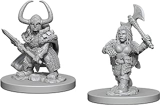 Dungeons & Dragons Nolzur`s Marvelous Unpainted Miniatures: W4 Dwarf Female Barbarian | CCGPrime