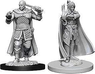 Dungeons & Dragons Nolzur`s Marvelous Unpainted Miniatures: W8 Human Ranger & Moon Elf Sorcerer | CCGPrime