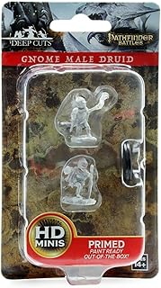 Pathfinder Deep Cuts Unpainted Miniatures: W5 Gnome Male Druid | CCGPrime