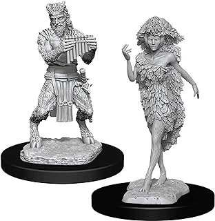 Dungeons & Dragons Nolzur`s Marvelous Unpainted Miniatures: W11 Satyr & Dryad | CCGPrime