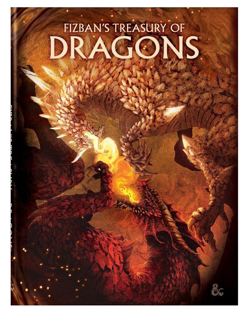 D&D RPG: Fizban's Treasury of Dragons Hard Alternate Cover | CCGPrime