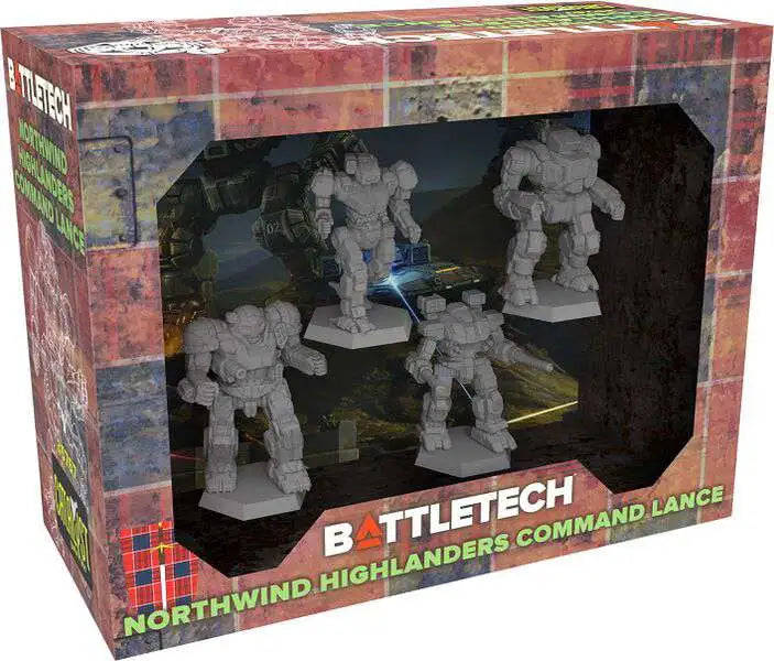 BattleTech Northwind Highlander Command Lance Miniature Set | CCGPrime
