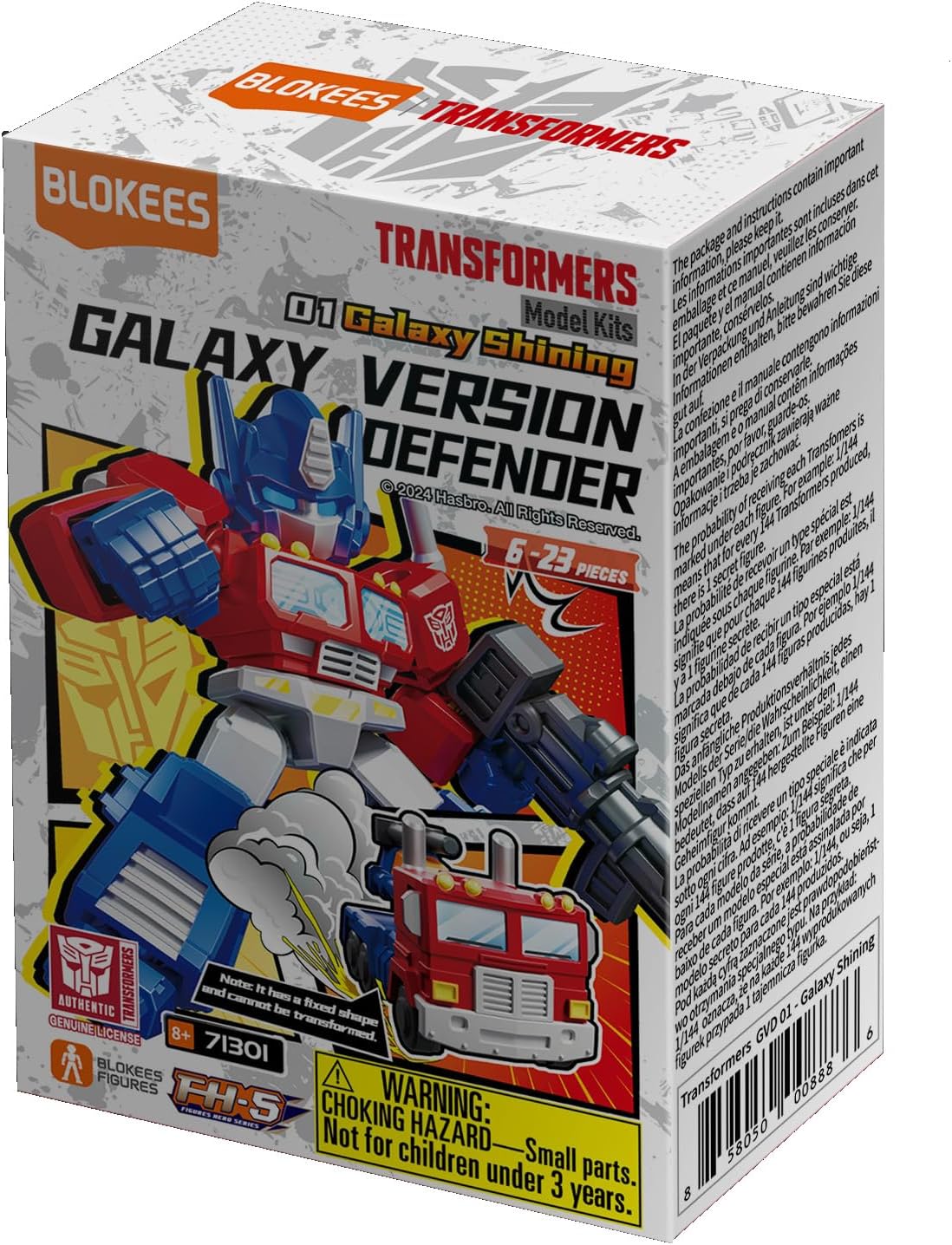 Blokees Transformers Defender Version 1 Mini Model Blind Box | CCGPrime