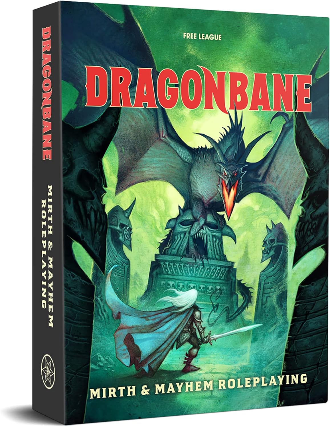 Dragonbane: RPG Core Set - Mirth & Mayhem Boxed Set, Free League Publishing, Includes-Dice, Rulebook, Map & More | CCGPrime