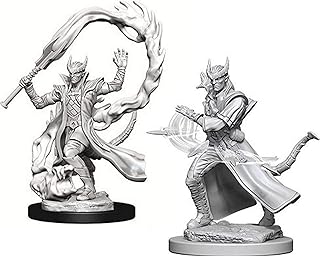 Dungeons & Dragons Nolzur`s Marvelous Unpainted Miniatures: W4 Tiefling Male Sorcerer | CCGPrime