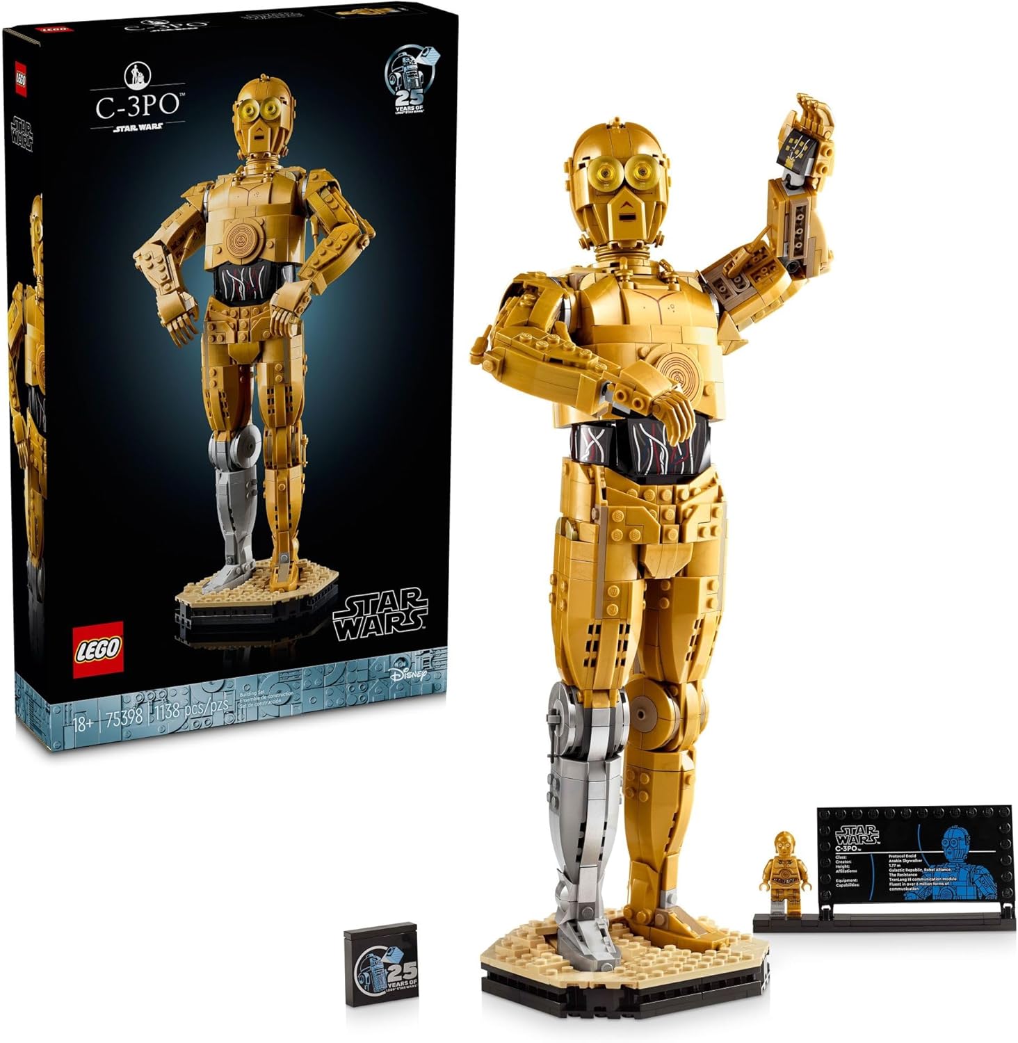 LEGO Star Wars C-3PO Buildable Droid Figure | CCGPrime