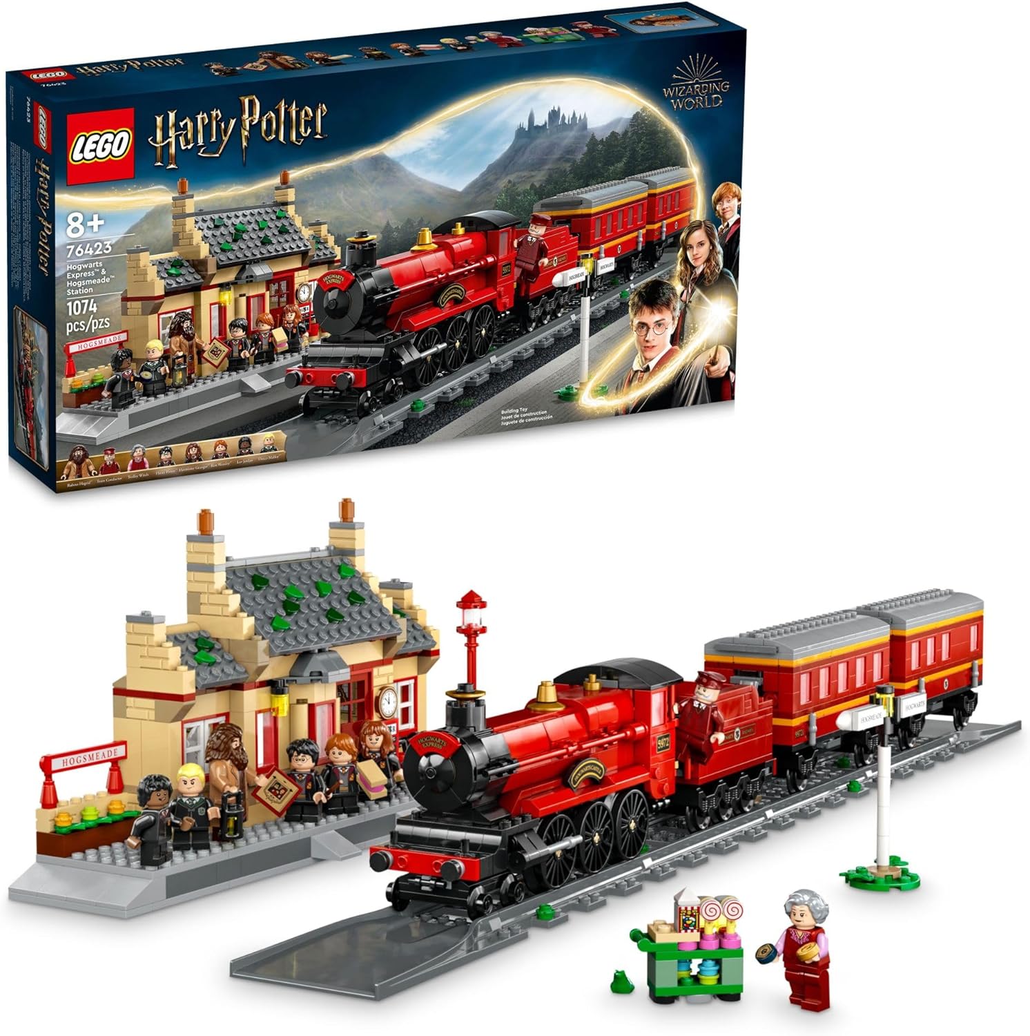 LEGO Harry Potter Hogwarts Express & Hogsmeade Station Building Toy | CCGPrime
