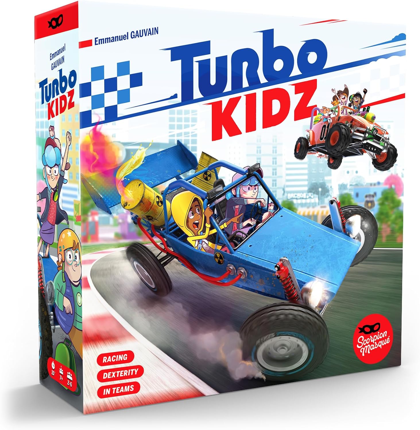 Turbo Kidz | Dexterity Racing Board Game | CCGPrime