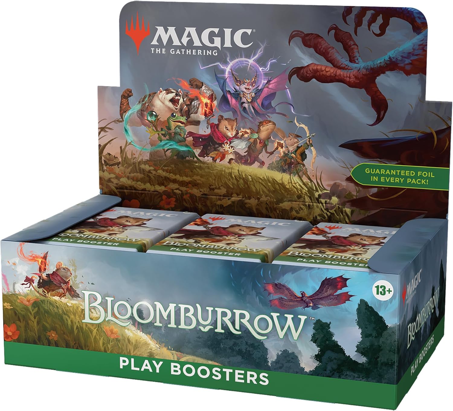 Magic: The Gathering Bloomburrow Play Booster Box - 36 Packs (504 Magic Cards) | CCGPrime