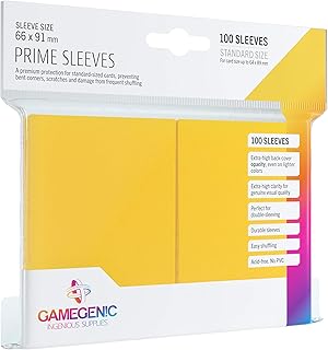 PRIME Sleeves: Yellow | CCGPrime