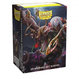 Dragon Shield Sleeves: Standard Brushed Art - Christmas Dragon 2022 100CT | CCGPrime