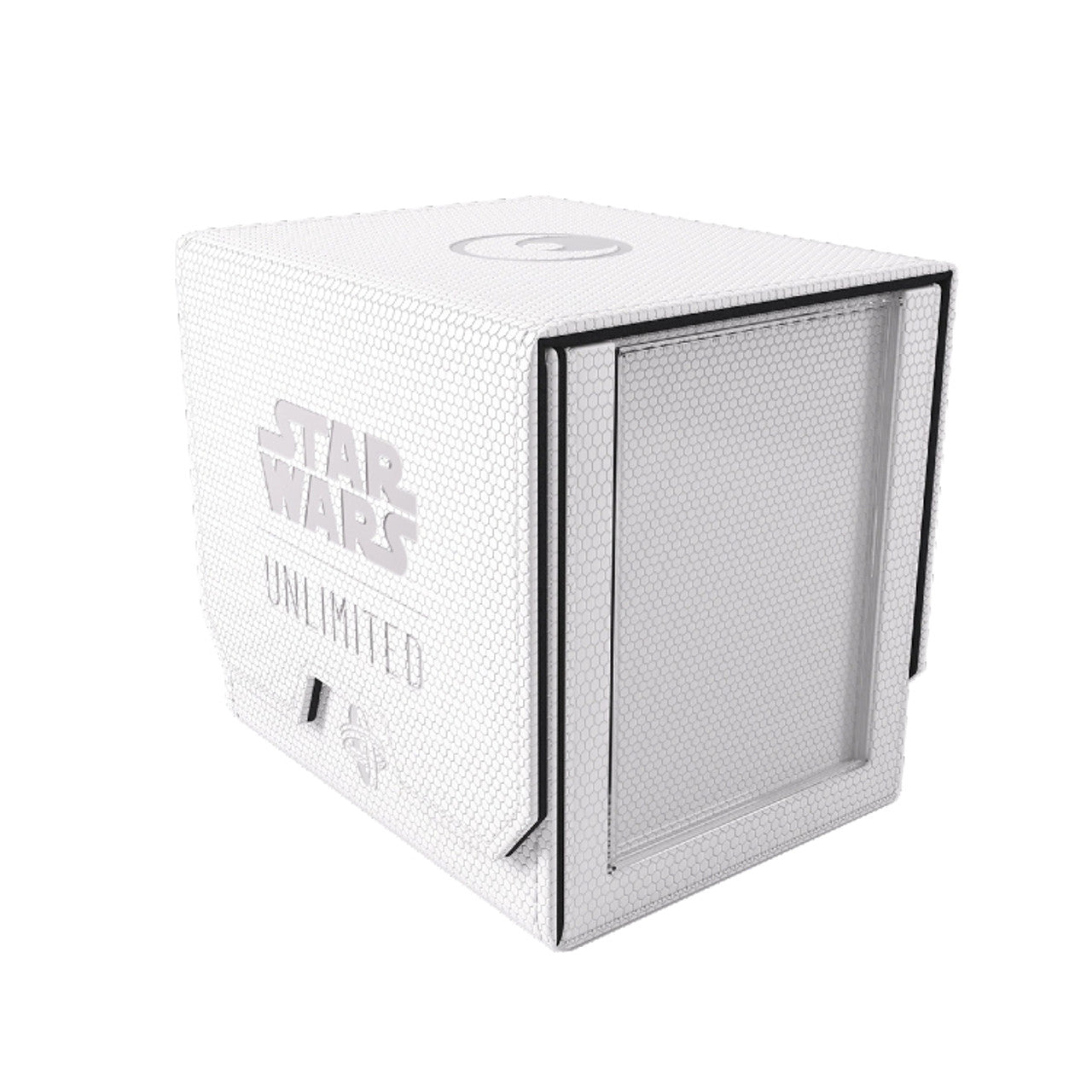 Gamegenic Deck Box: Star Wars Unlimited - Deck Pod - White/Black | CCGPrime