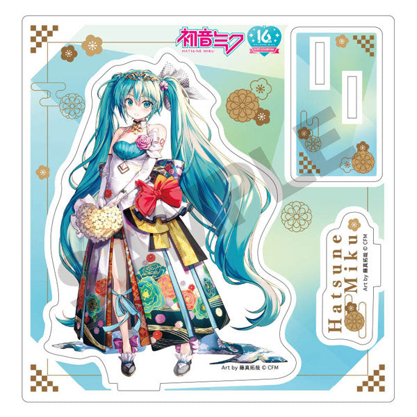 Hatsune Miku Acrylic Stand Birthday Kansai Enjoy | CCGPrime