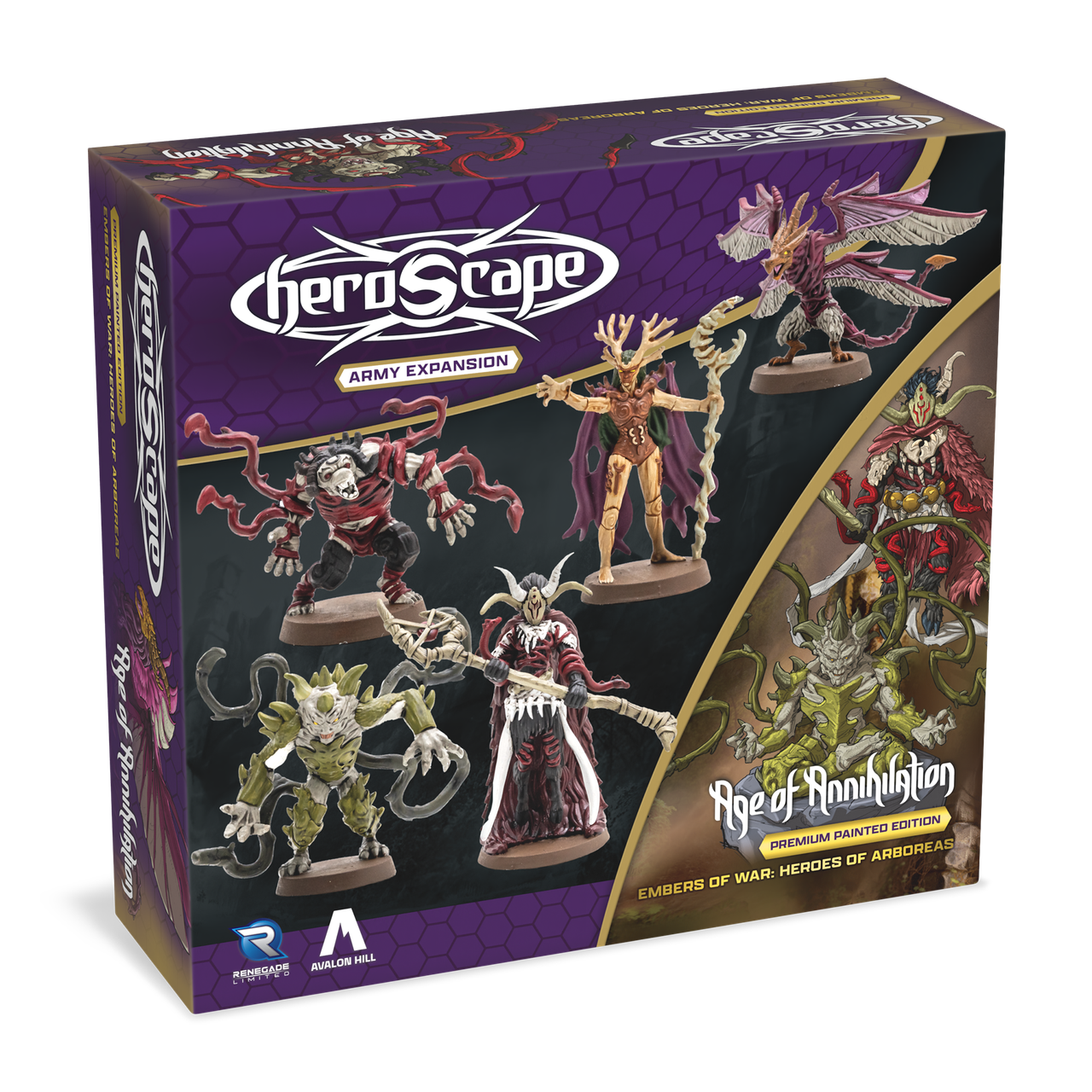 Heroscape: Heroes of Arboreas Army Expansion Painted | CCGPrime
