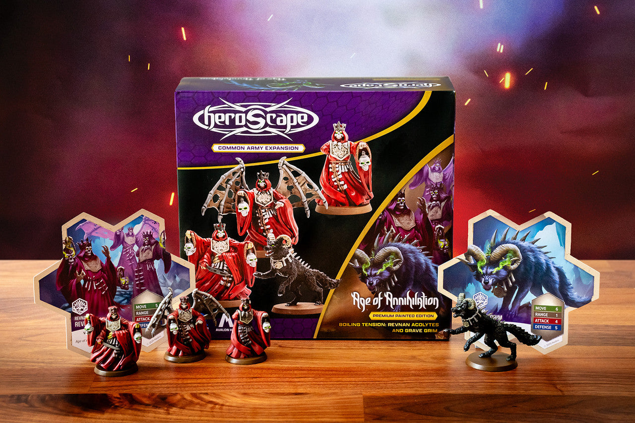 Heroscape: Revnan Acolytes & Grave Grim Common Army Expansion Painted | CCGPrime
