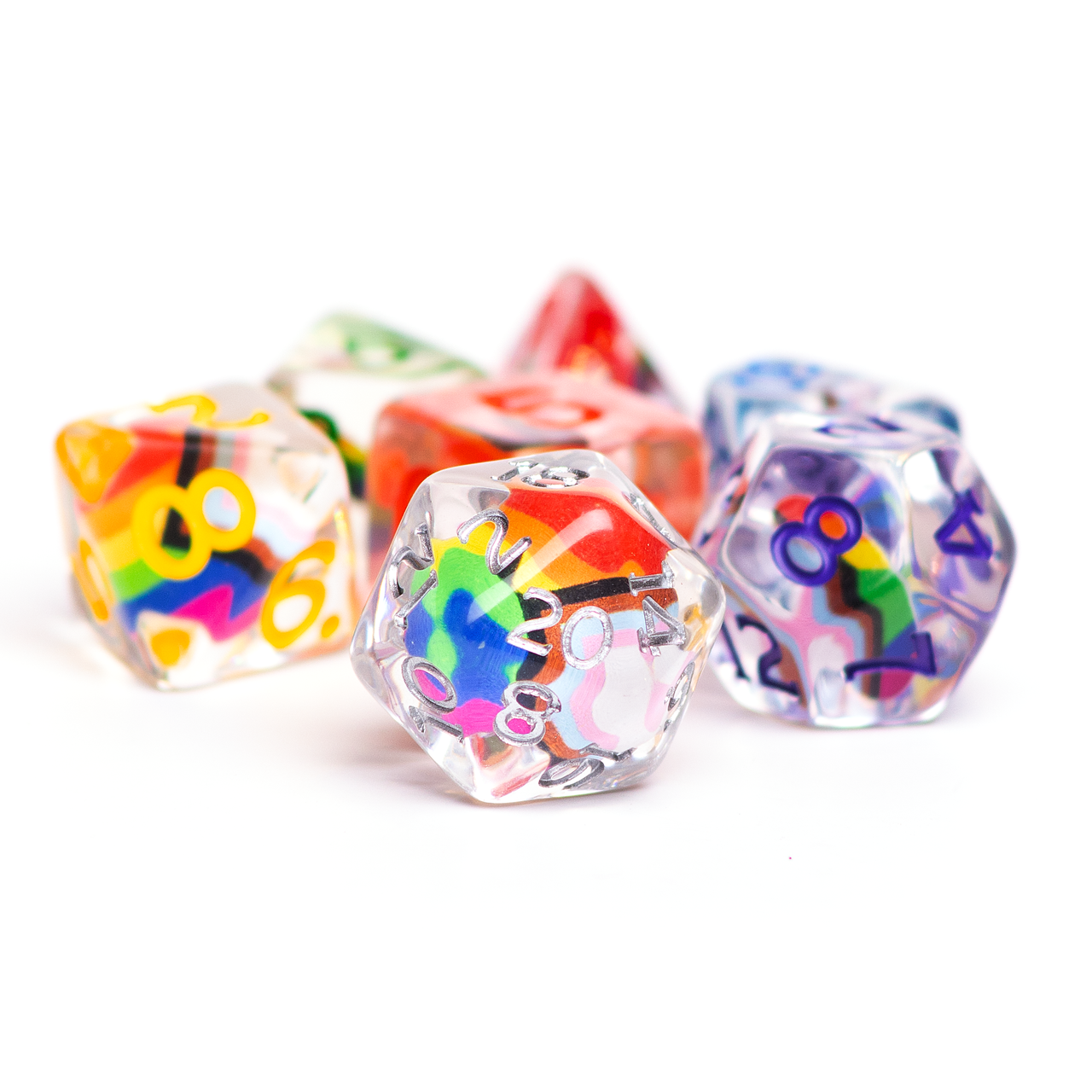 Dungeons & Dragons Progress Pride Dice Set | CCGPrime