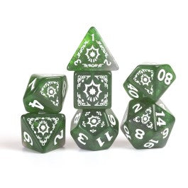 Sirius Dice: D&D Adventure Dice - Cleric: Green | CCGPrime