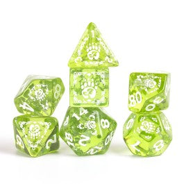 Sirius Dice: D&D Adventure Dice - Druid: Green | CCGPrime