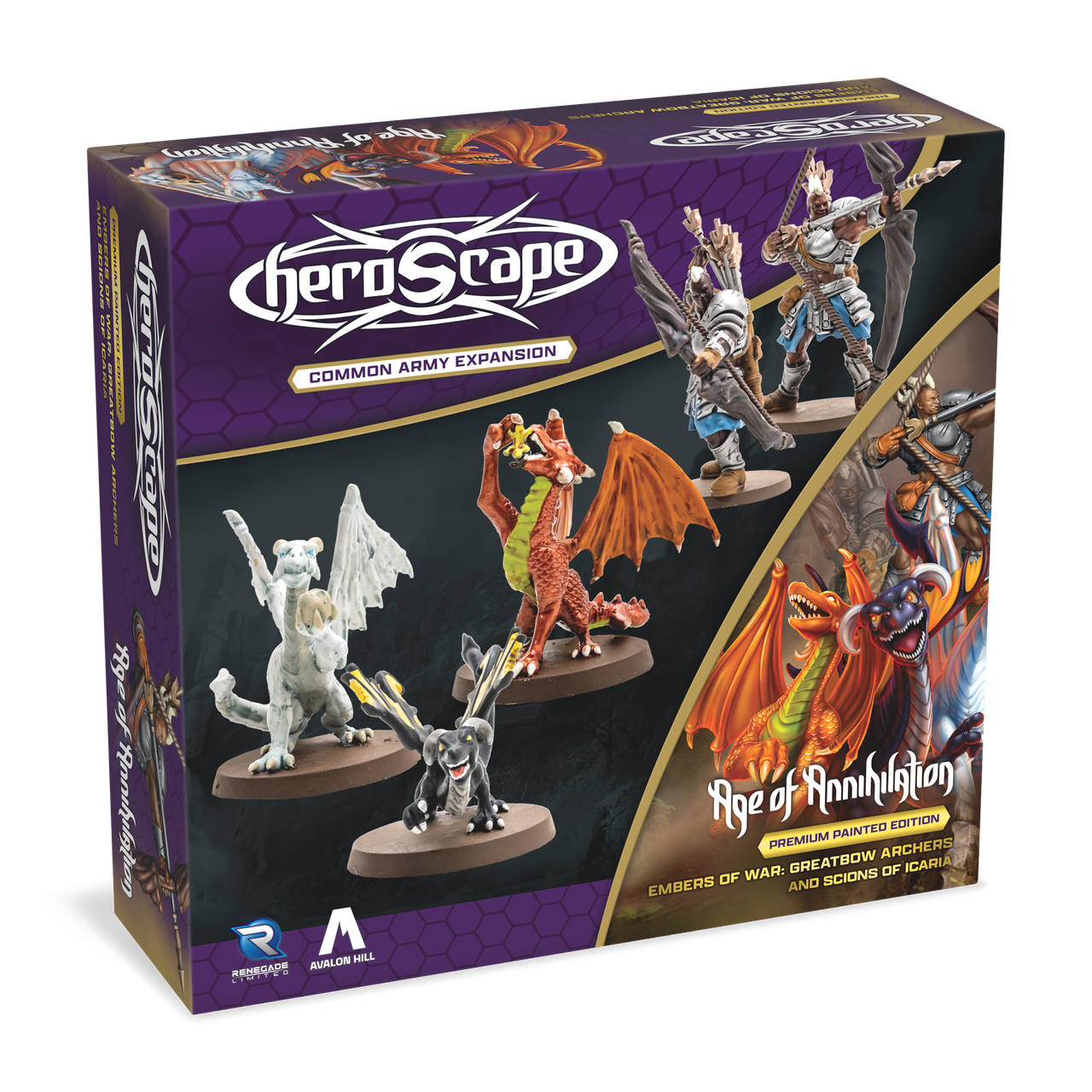 Heroscape: Greatbow Archers & Scions of Icaria Common Army Expansion Painted | CCGPrime