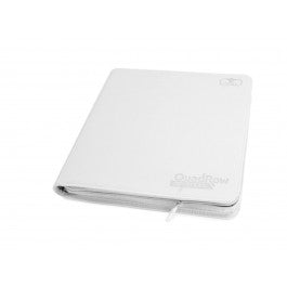 Ultimate Guard 12-Pocket Quadrow Zipfolio Xenoskin White | CCGPrime