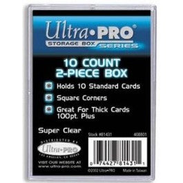 Ultra Pro: 2-Piece Storage Box 10CT | CCGPrime
