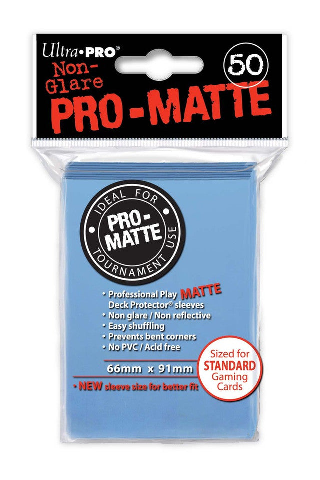 PRO-Matte Standard Sleeves Light Blue | CCGPrime