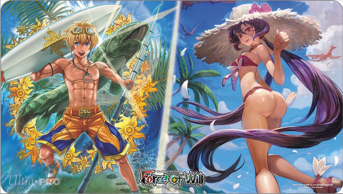 Summer 2016 Beach Day Playmat for Force of Will - Ultra Pro Playmats | CCGPrime