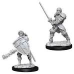 Dungeons & Dragons Nolzur's Marvelous Unpainted Minis: Male Human Fighter | CCGPrime