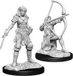 Pathfinder Deep Cuts Unpainted Miniatures: W15 Human Fighter Female | CCGPrime