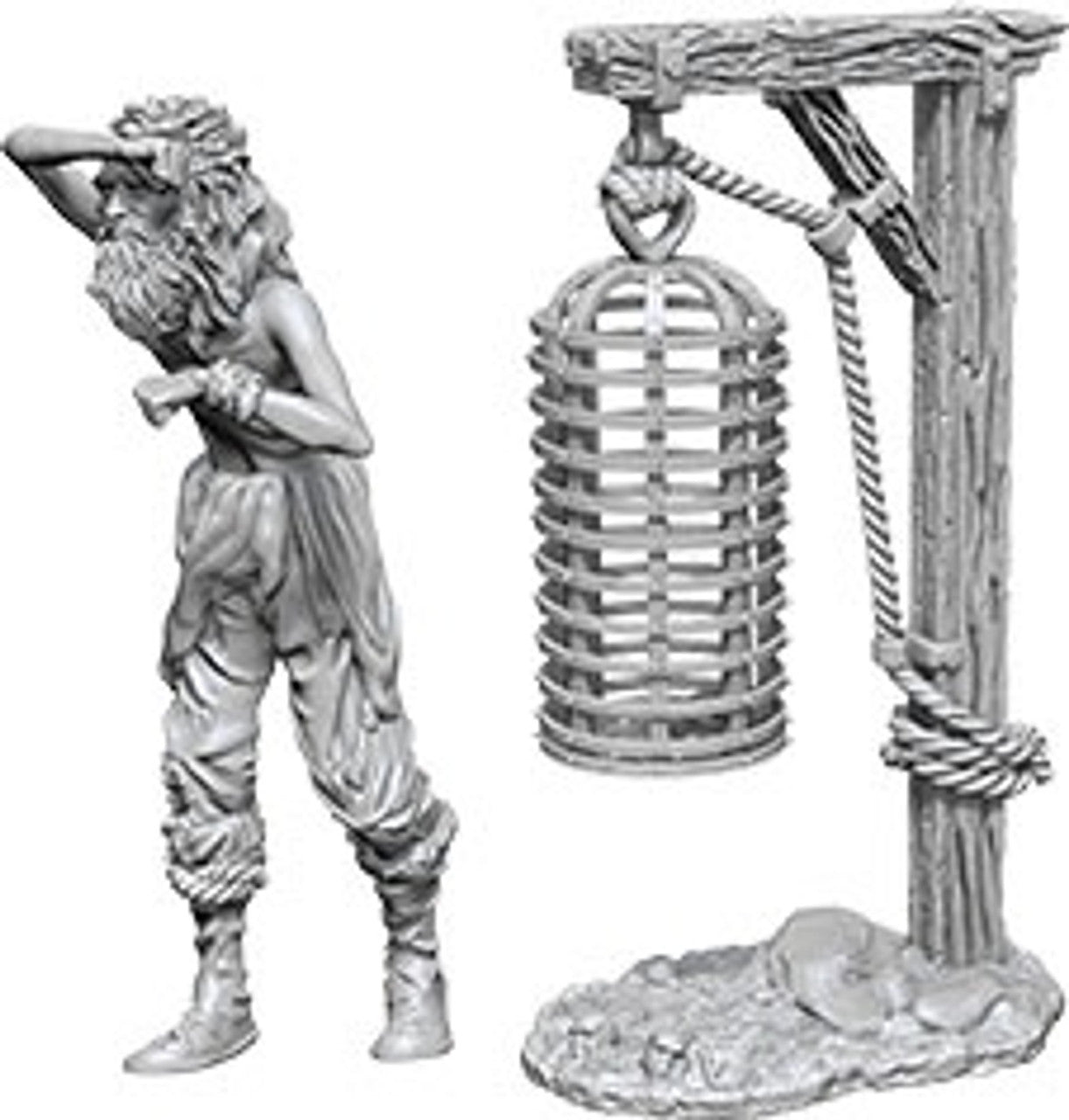 WizKids Deep Cuts Unpainted Minis: W12.5 Hanging Cage | CCGPrime