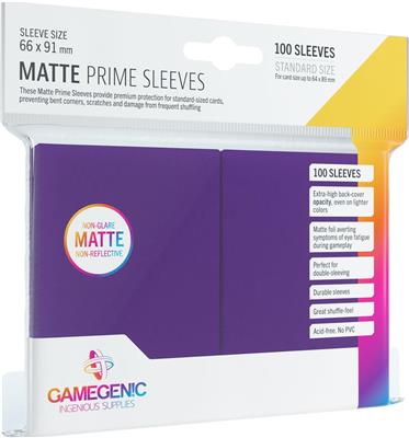 MATTE Prime Sleeves: Purple | CCGPrime