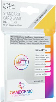 MATTE Sleeves: Standard Card Game (66 x 91 mm) | CCGPrime