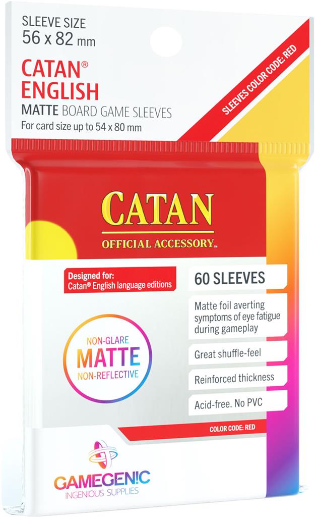 MATTE Catan Sleeves (56 x 82 mm) | CCGPrime