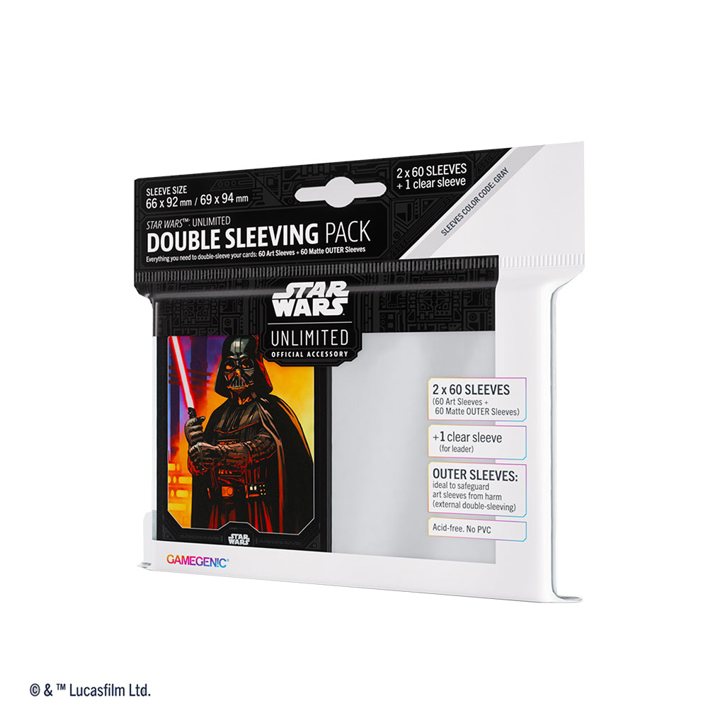 Star Wars: Unlimited Art Sleeves Double Sleeving Pack - Darth Vader | CCGPrime